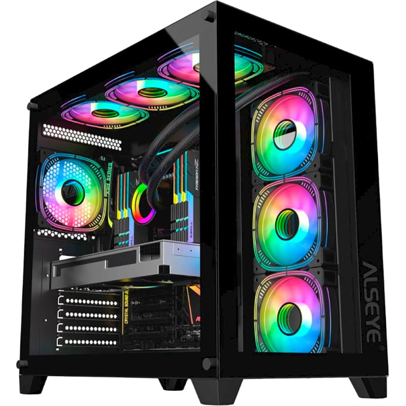 Корпус ALSEYE Knight-B (4 fans) Black (AS.07.0134)