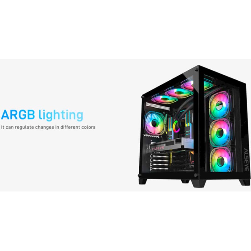 В интернет магазине Корпус ALSEYE Knight-B (4 fans) Black (AS.07.0134)