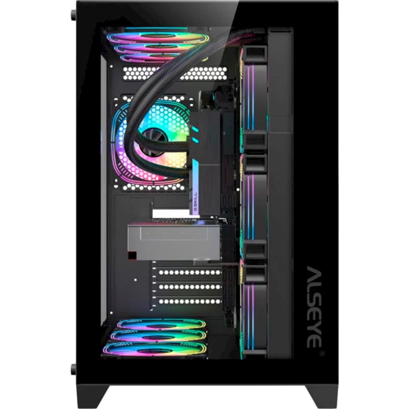 Корпус ALSEYE Knight-B (4 fans) Black (AS.07.0134) Размер материнской платы (макс.) ATX