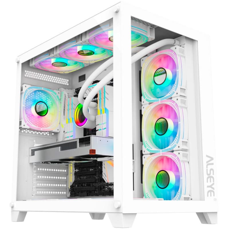 Корпус ALSEYE Knight-W (4 fans) White (AS.07.0135)