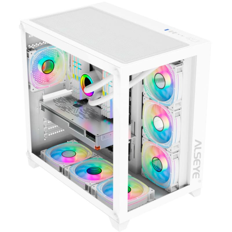 Корпус ALSEYE Knight-W (4 fans) White (AS.07.0135) Размер материнской платы (макс.) ATX