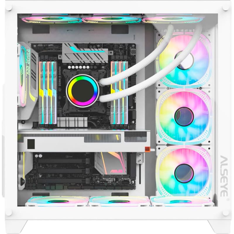 Корпус ALSEYE Knight-W (4 fans) White (AS.07.0135) Тип Midi-Tower