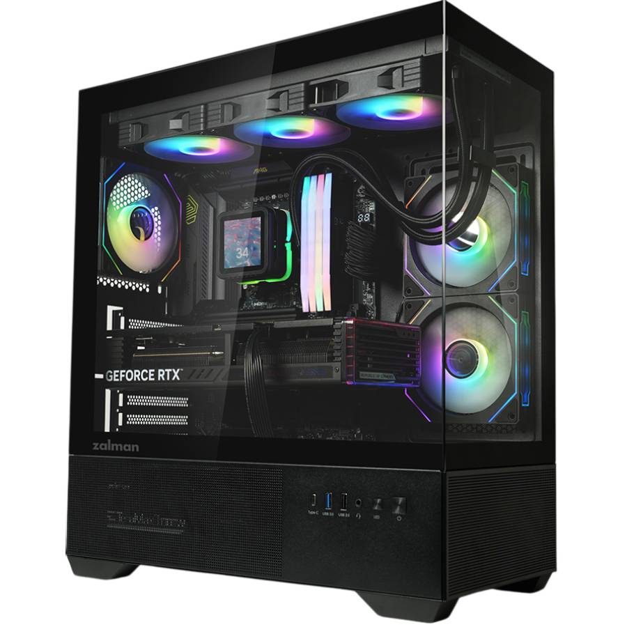 Корпус ZALMAN Chronix V2 без БП ATX Black (CHRONIXV2BLACK) Тип Midi-Tower