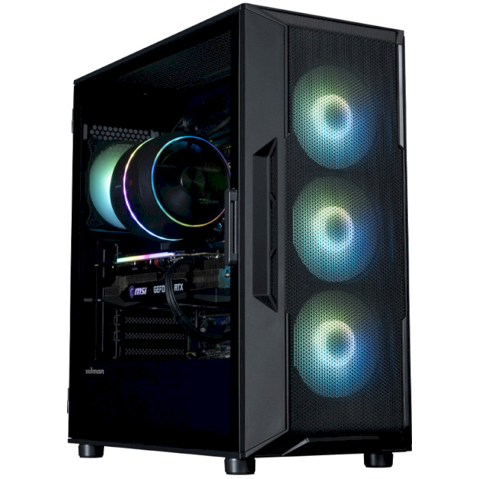 Корпус ZALMAN I3 Neo ARGB V2 без БП ATX Black (I3NEOARGBV2BLACK)