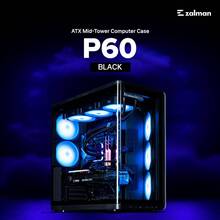 Корус ZALMAN P60 без БП ATX Black (P60BLACK)