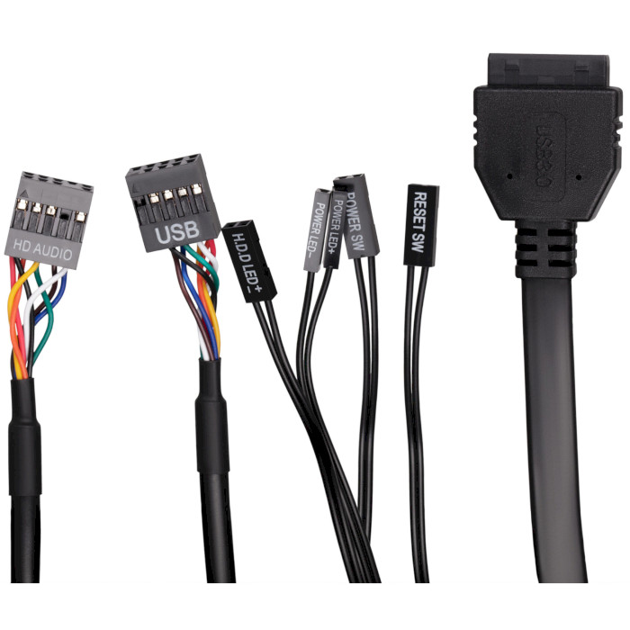 Фото Корпус 2E Credo V200B без БП mATX Black (2E-V200B)