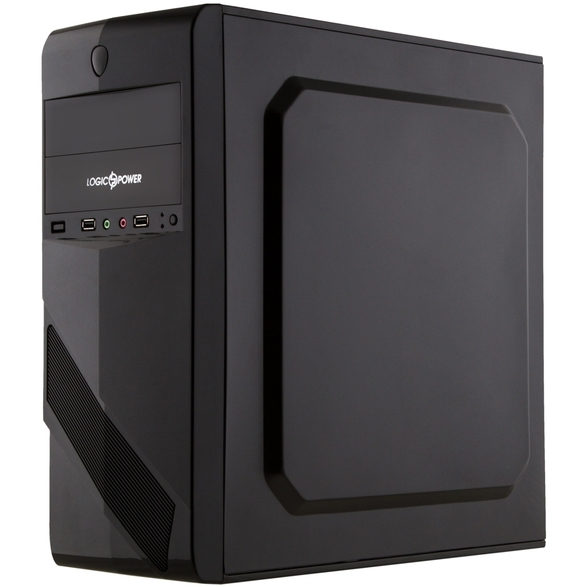 Корпус LOGICPOWER 4241 400W Black Назначение для настольного компьютера