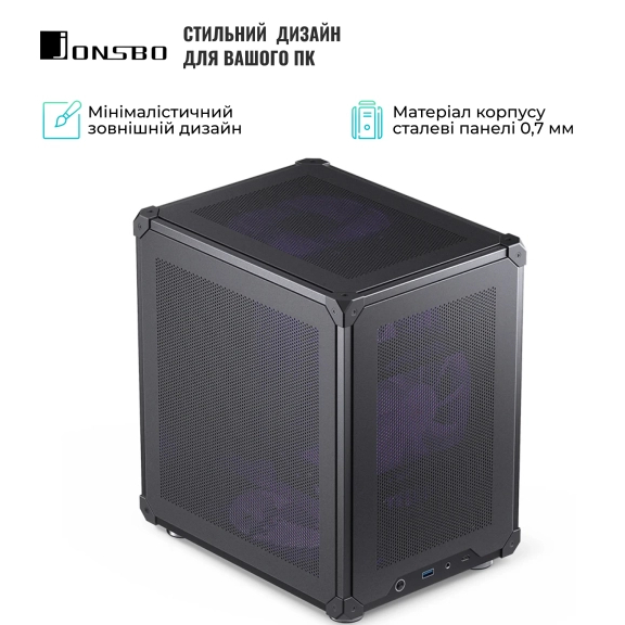 Фото 16 Корпус JONSBO C6 Black