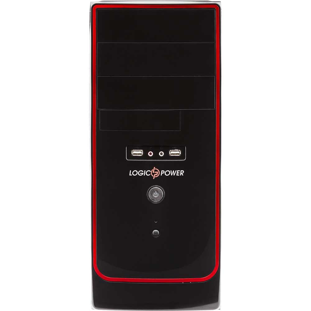 Корпус LOGICPOWER 0109 400W Black/Red Назначение для настольного компьютера