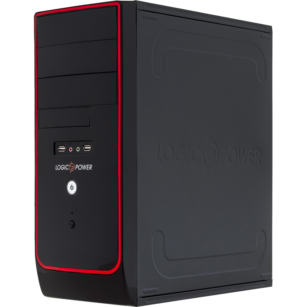 Корпус LOGICPOWER 0109 400W Black/Red Тип Midi-Tower