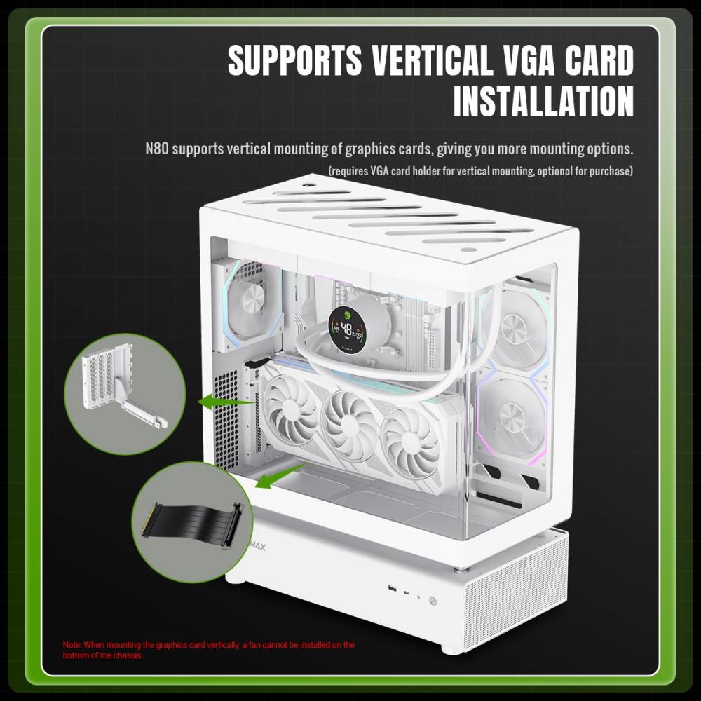 В Украине Корпус GAMEMAX N80 WH