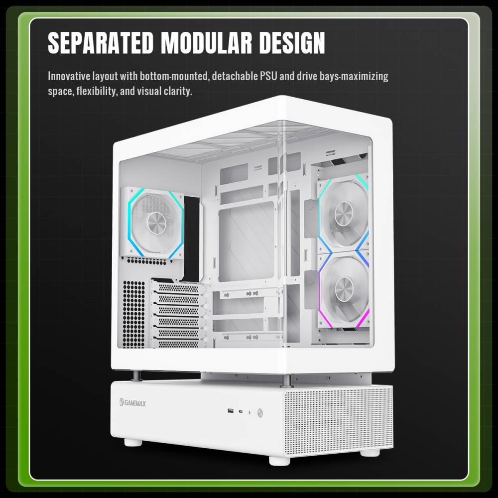 Покупка Корпус GAMEMAX N80 WH