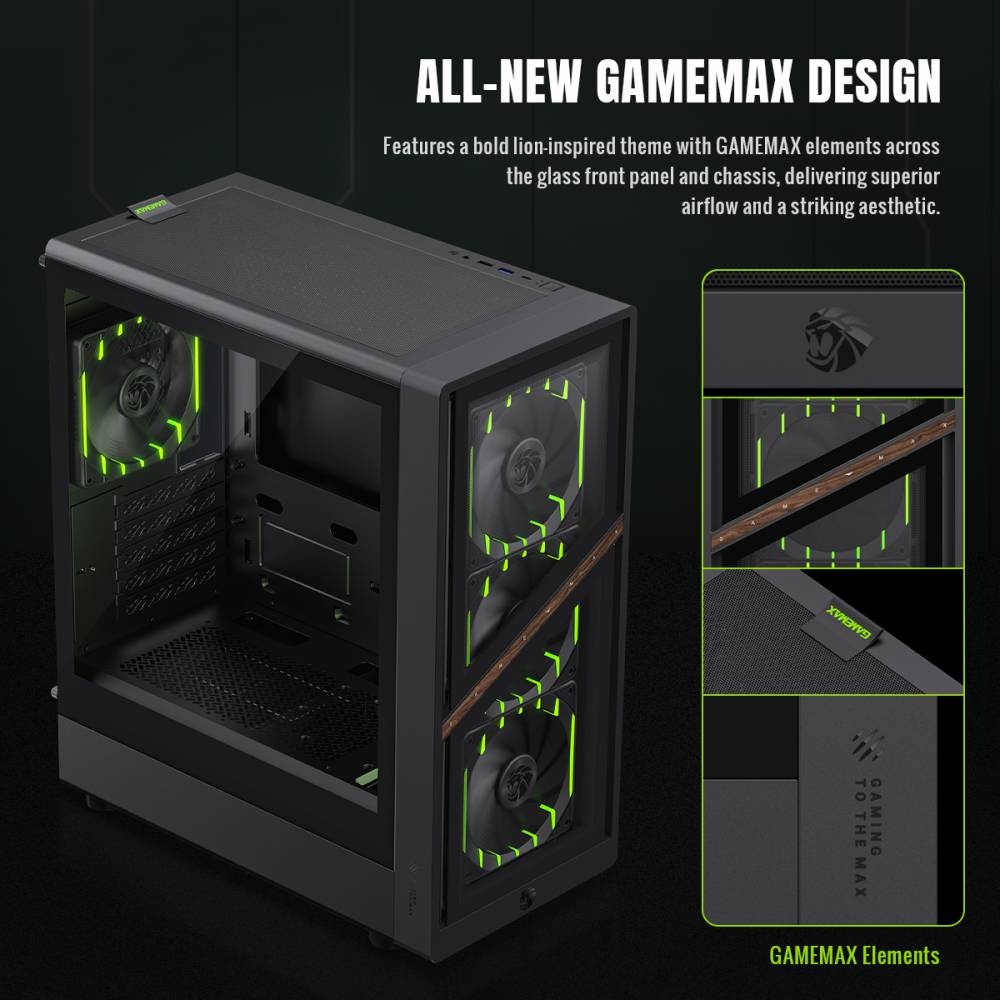 Заказать Корпус GAMEMAX AERIS 330 GB