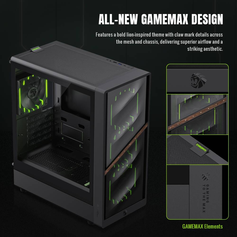 Зображення Корпус GAMEMAX AERIS 330 MB