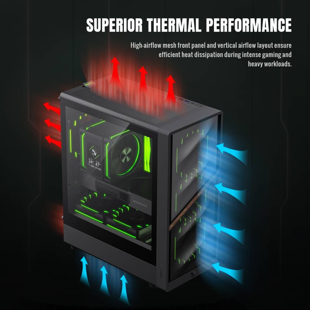 В інтернет магазині Корпус GAMEMAX AERIS 330 MB