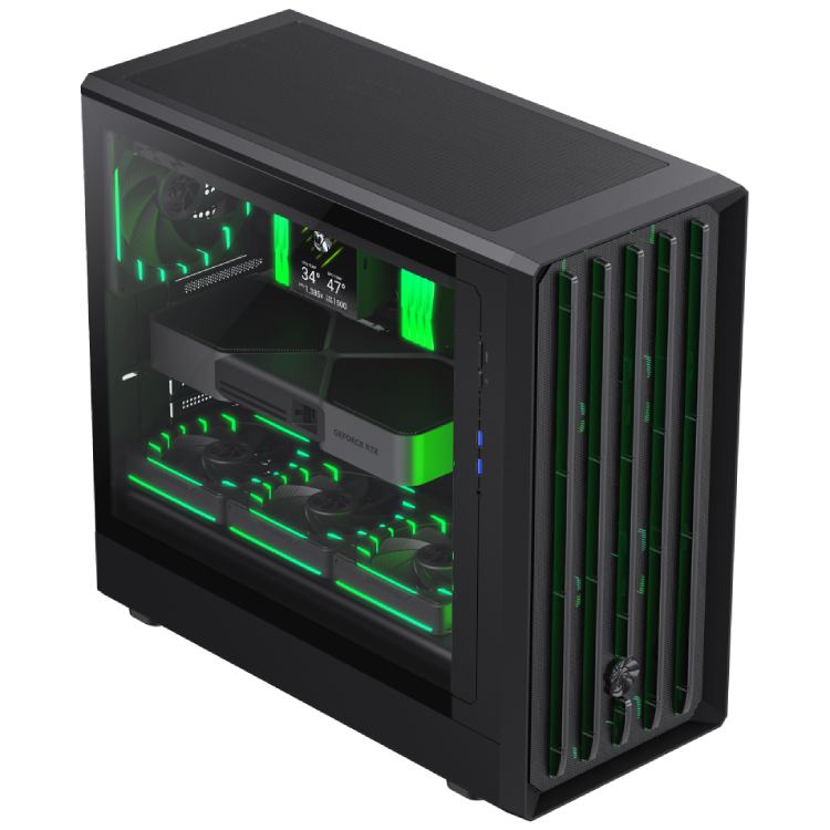 Корпус GAMEMAX CLAW 460 BK Black Назначение для настольного компьютера