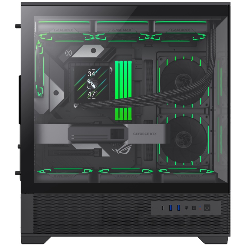 Корпус GAMEMAX VISTA 2 AB Тип Midi-Tower