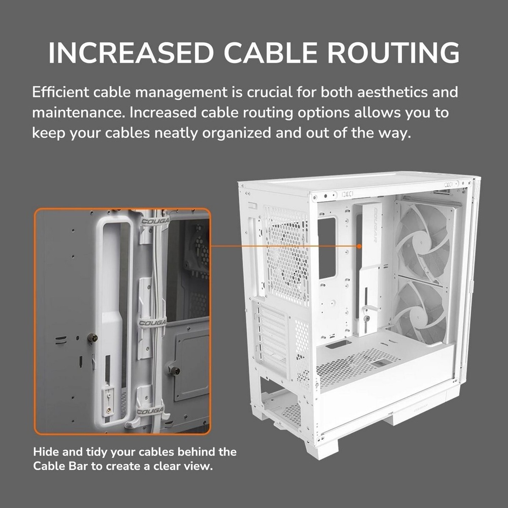 Фото 16 Корпус COUGAR Airface Flo RGB White