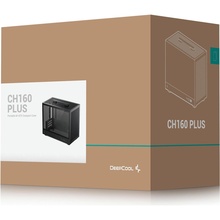 Корпус DEEPCOOL CH160 Plus Black (R-CH160-BKNGM0-G)