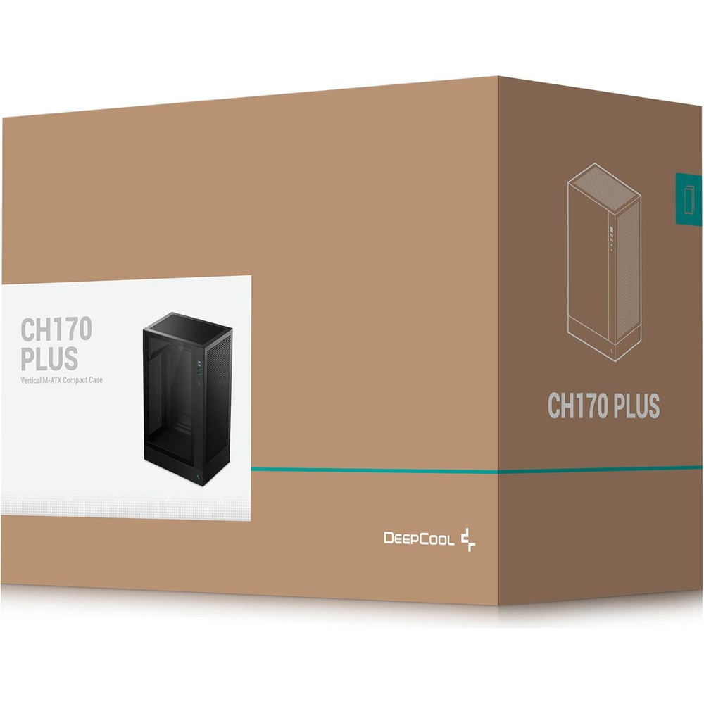 В Україні Корпус DEEPCOOL CH170 Plus (R-CH170-BKNGM0-G)