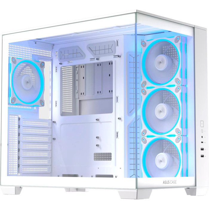 Корпус ASUS A32 Plus White Tempered Glass (90DC00S3-B19000) Назначение для настольного компьютера