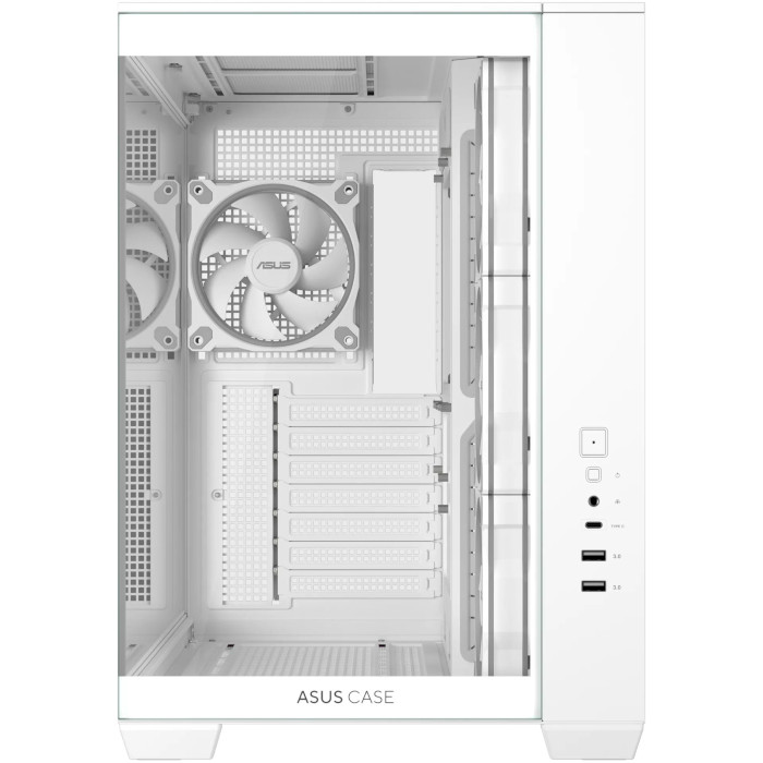 Корпус ASUS A32 Plus White Tempered Glass (90DC00S3-B19000) Максимальная длина видеокарты 420