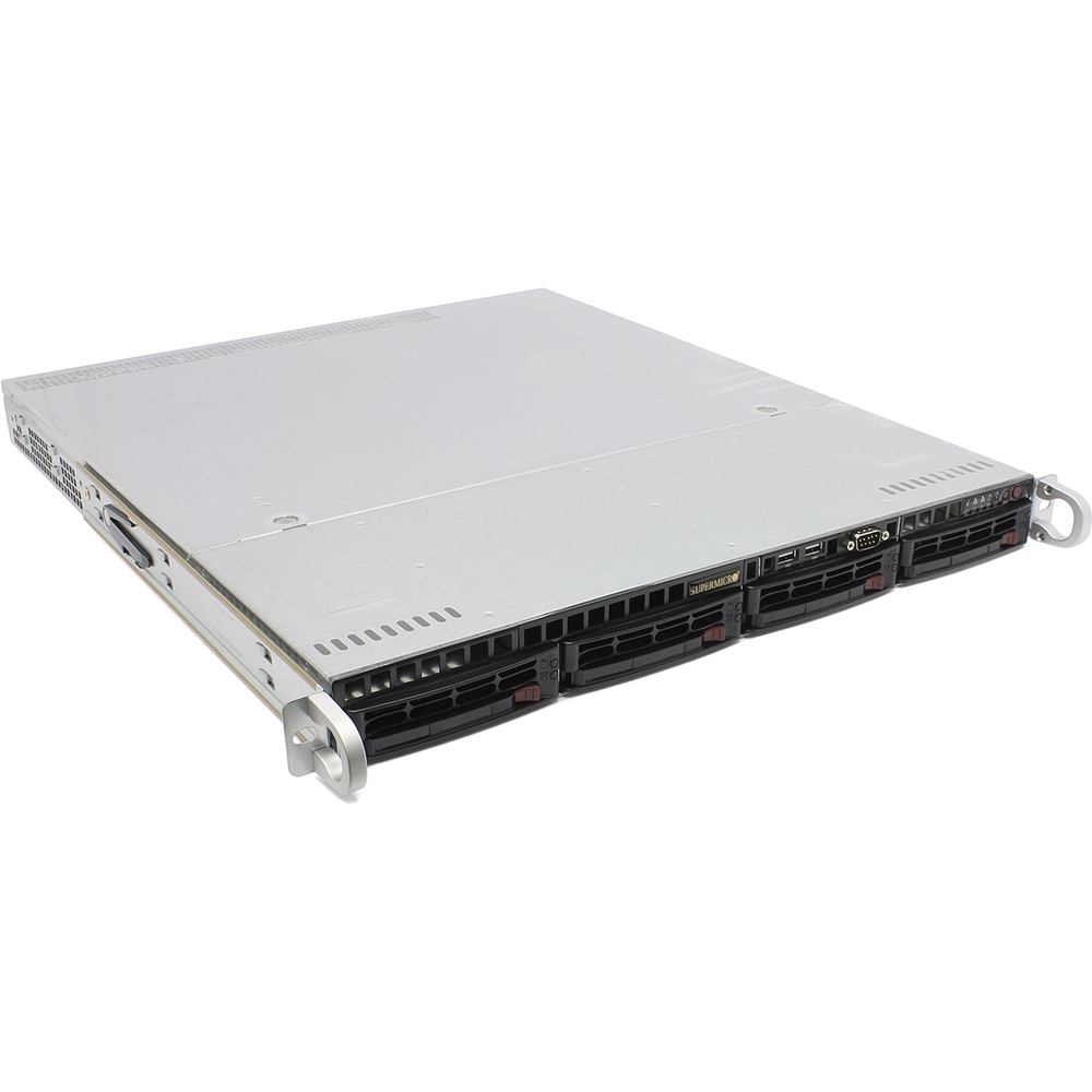 Корпус SUPERMICRO 1U 350W CSE-813MFTQC-350CB