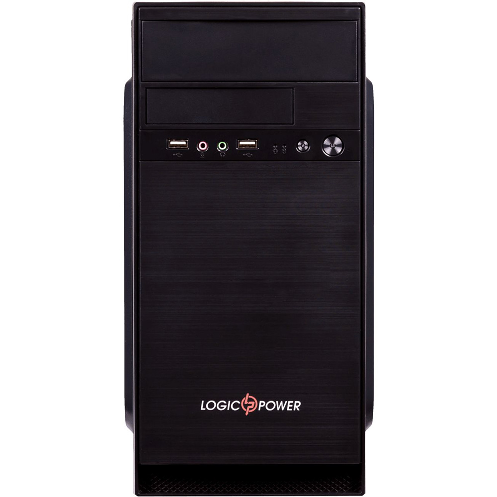 Корпус LOGICPOWER 6100 400W Black Назначение для настольного компьютера