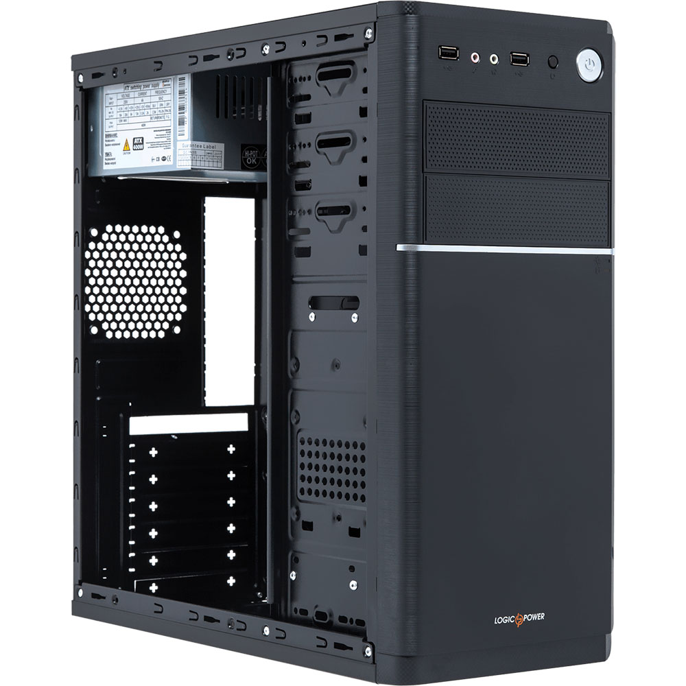 Заказать Корпус LOGICPOWER 1712 500W 12cm Black case chassis cover