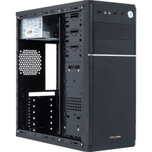 Корпус LOGICPOWER 1712 500W 12cm Black case chassis cover