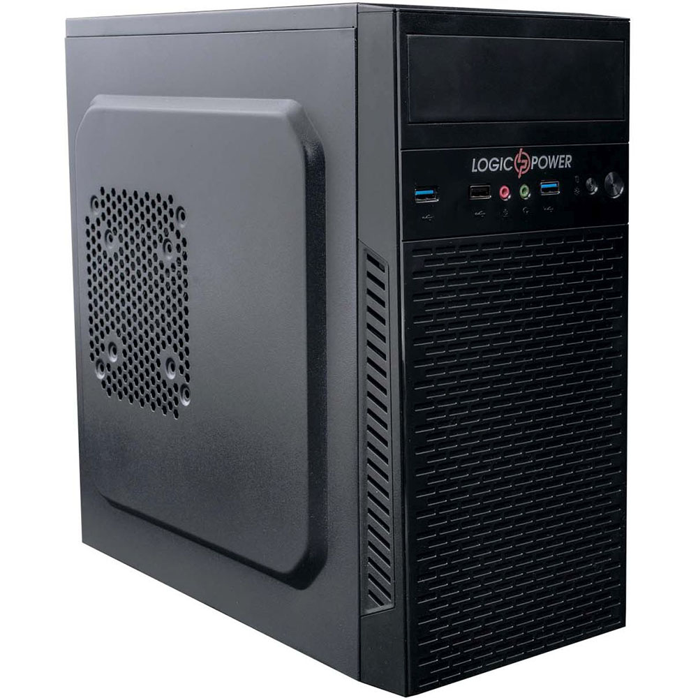 Корпус LOGICPOWER 6101 500W 12см MATX USB 3.0 Black