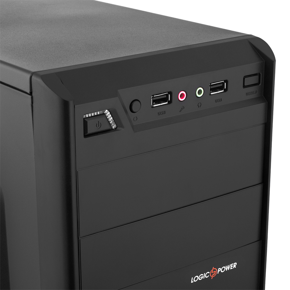 Корпус LOGICPOWER 2005 без БЖ Black Розмір материнської плати (макс.) ATX