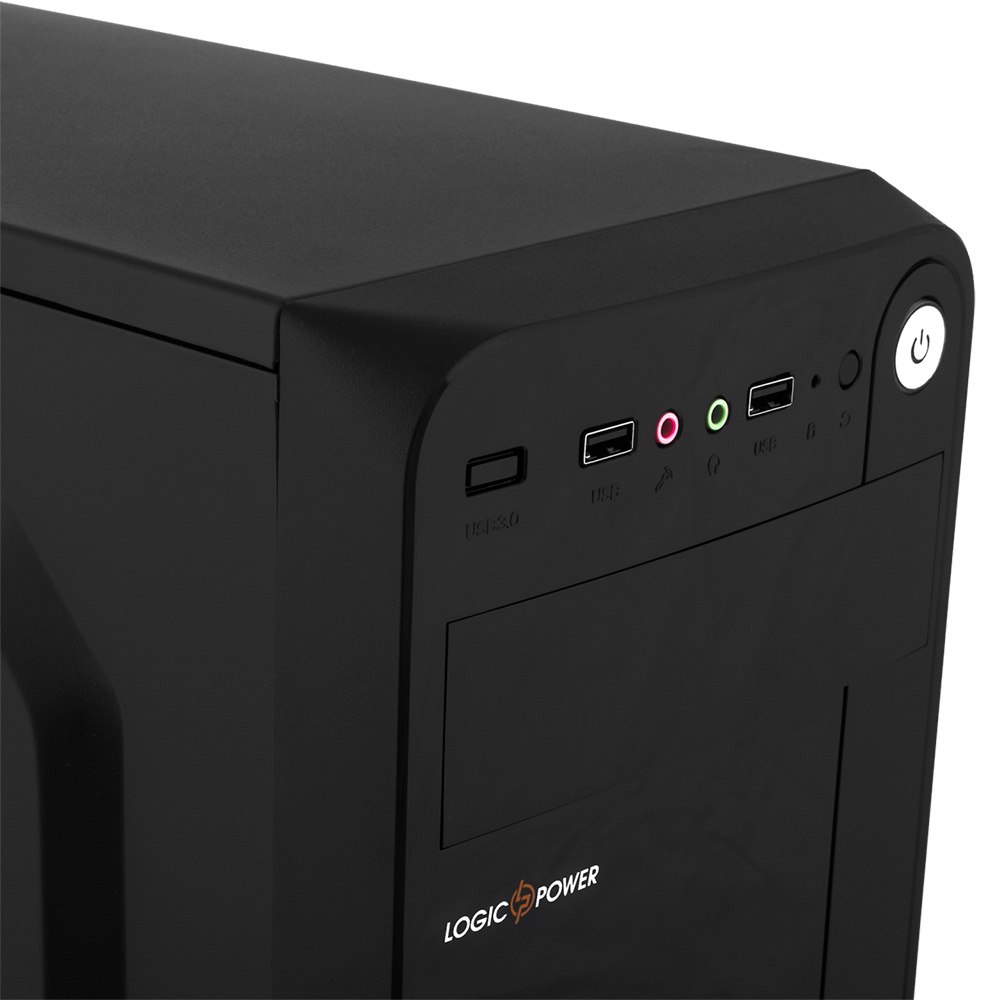 Корпус LOGICPOWER 2007 400W Black Розмір материнської плати (макс.) ATX