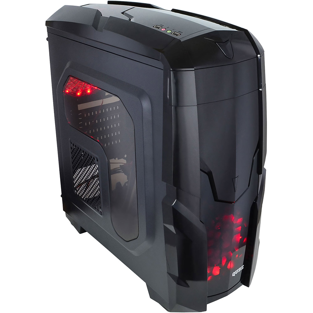 

Корпус QUBE QB40X Black-Red Без БП, без БП QB40X
