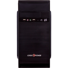 Корпус LOGICPOWER 6102 MATX 400W Black