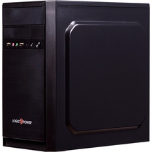 Корпус LOGICPOWER 6102 MATX 400W Black