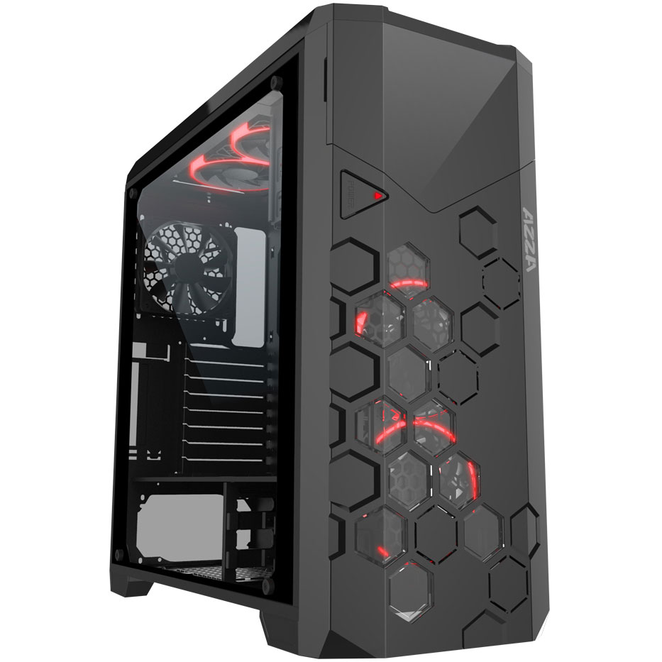 Корпус AZZA Storm 6000B Black (CSAZ-6000RGB/B)