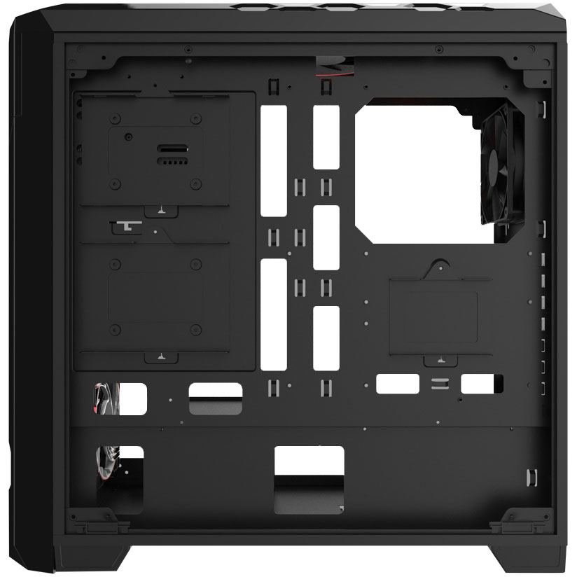 Корпус AZZA Storm 6000B Black (CSAZ-6000RGB/B) Максимальная длина видеокарты 420