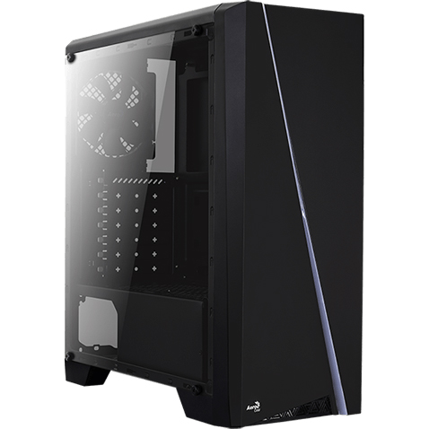 Корпус AEROCOOL PGS CYLON BG Black RGB (Glass side panel) Назначение для настольного компьютера