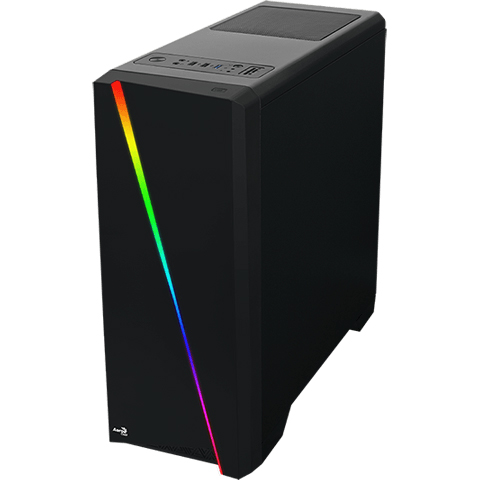 Корпус AEROCOOL PGS CYLON BG Black RGB (Glass side panel) Тип Midi-Tower