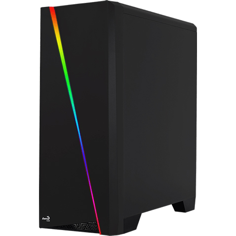 Корпус AEROCOOL PGS CYLON BG Black RGB (Glass side panel) Максимальная длина видеокарты 346