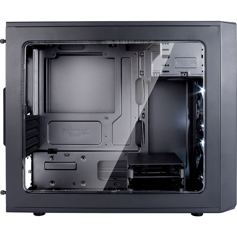 Фото Корпус FRACTAL DESIGN Focus Mini G Black (FD-CA-FOCUS-MINI-BK-W)