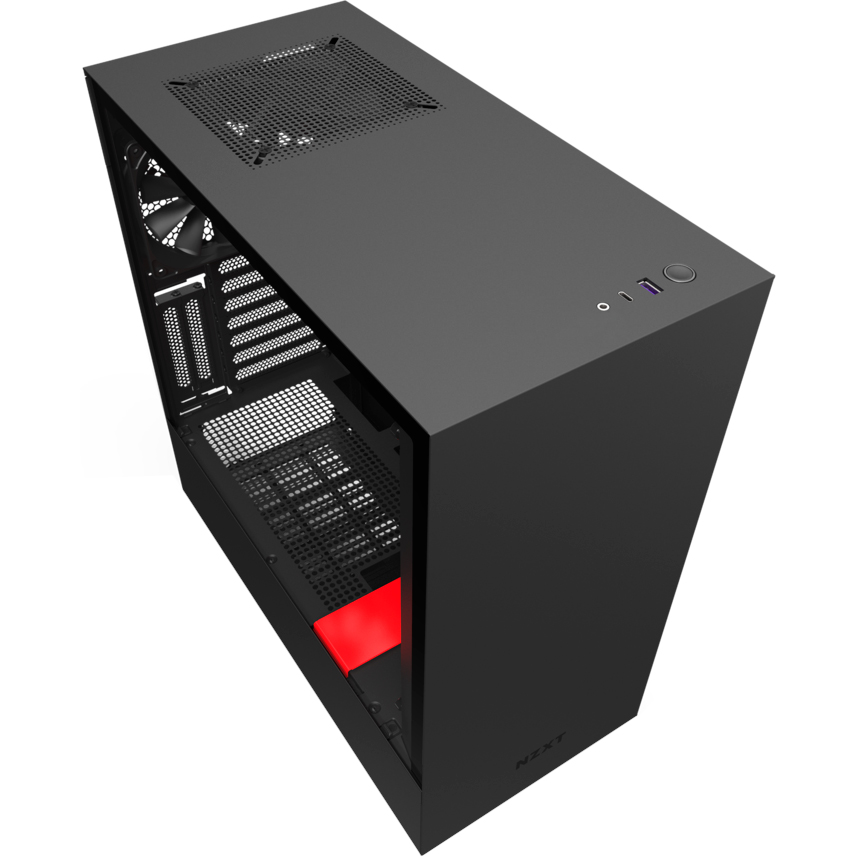 Корпус NZXT H510i Black/Red Призначення для настільного комп'ютера