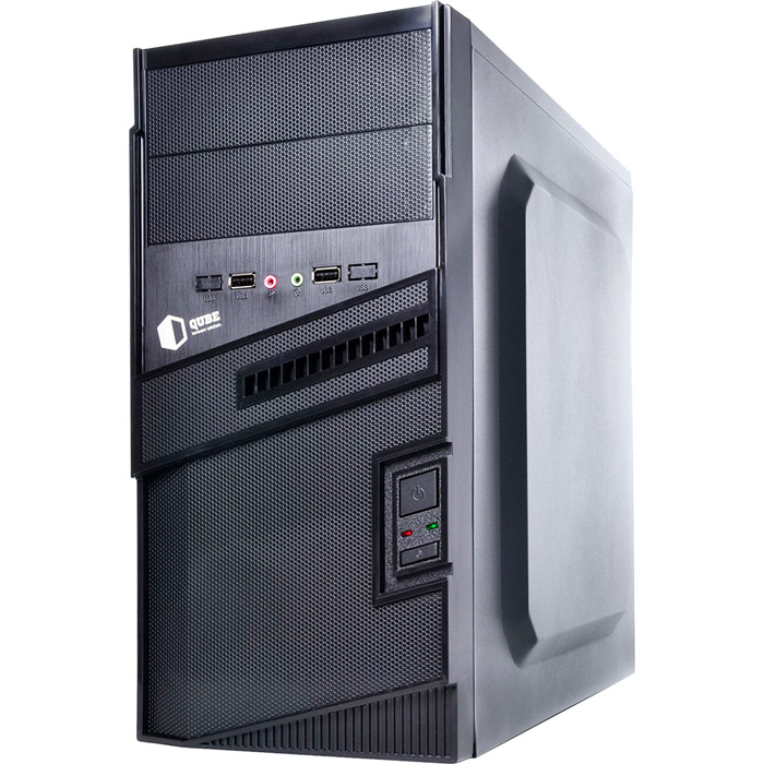 Корпус QUBE QB06M 400W Black Назначение для настольного компьютера