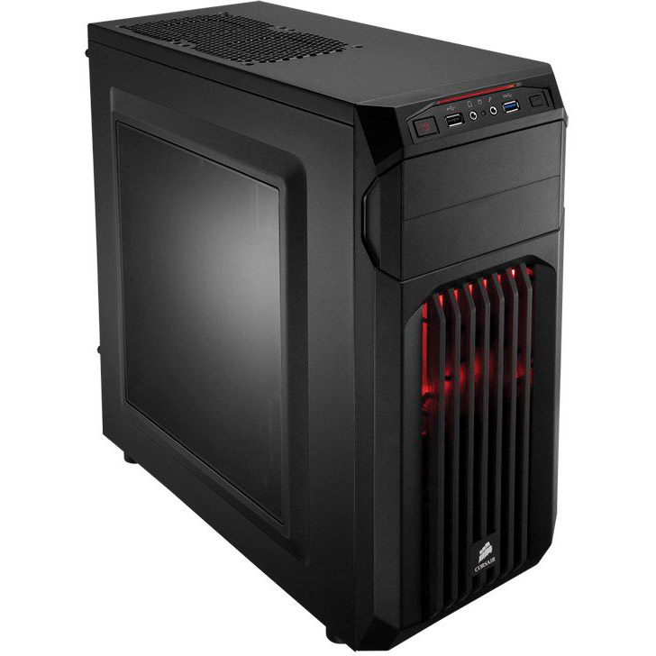 

Корпус CORSAIR Carbide SPEC-01 Red LED Black, Carbide SPEC-01 Red LED Black