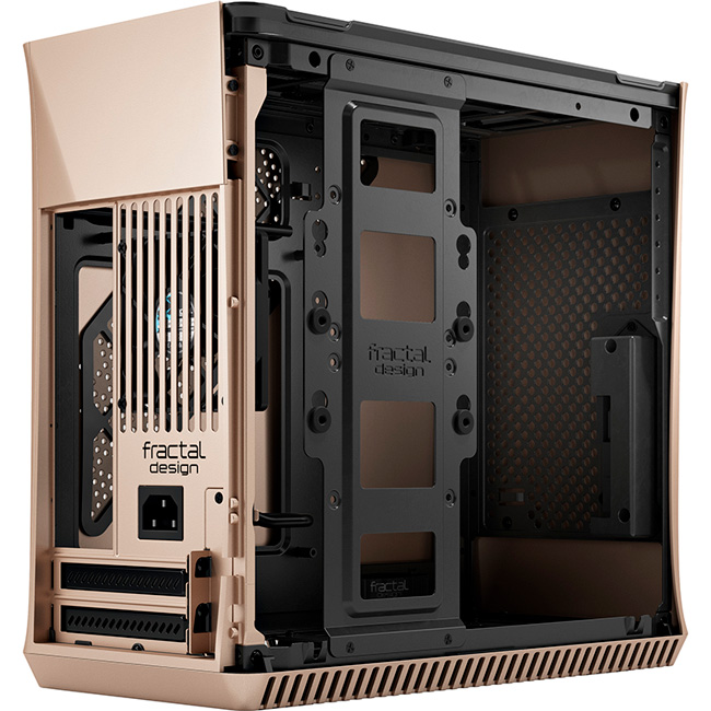 Внешний вид Корпус FRACTAL DESIGN ERA Gold (FD-CA-ERA-ITX-CHP)