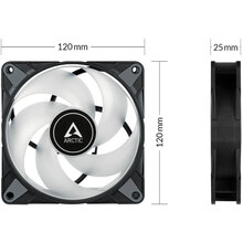 Кулер корпусный ARCTIC P12 PWM PST A-RGB 0dB Black (ACFAN00231A)