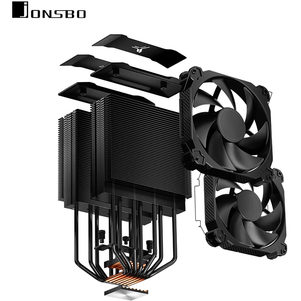 Замовити Кулер процесорний JONSBO HX7280 Black 140mm