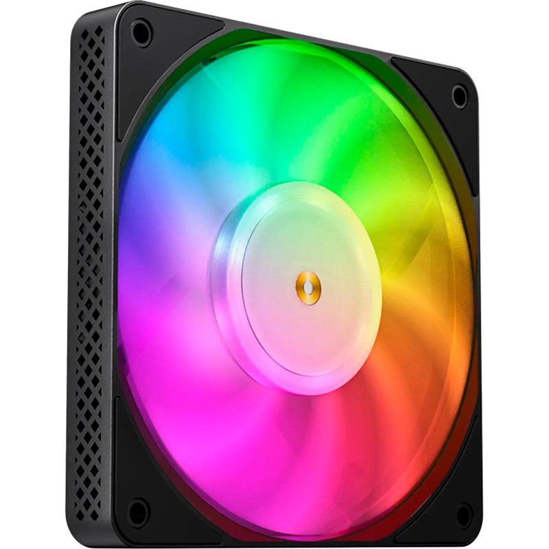 Кулер корпусный JONSBO HF1215 Black RGB 120 мм Подшипник гидродинамический