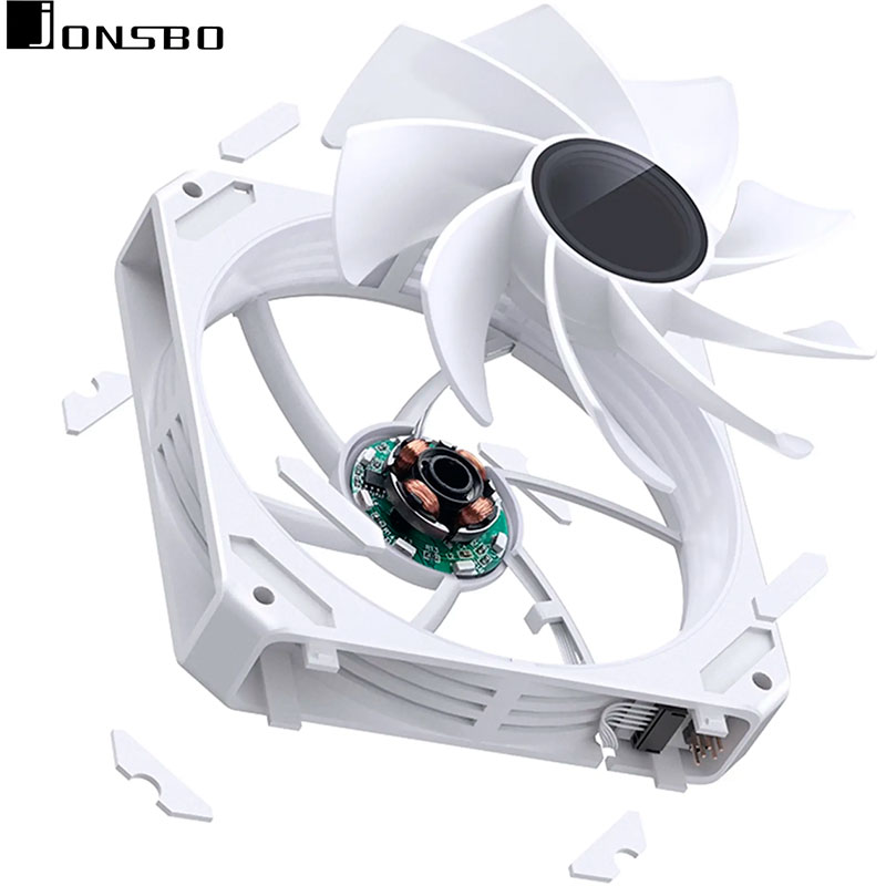 В Украине Набор кулеров корпусных JONSBO ZG-120WR (3in1) White 120mm